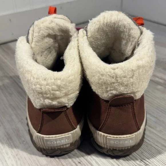 Sorrel Out N About Plus Conquest Women's Waterproof Brown Boots Sz 8.5 - Picture 6 of 10